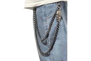 PINKPIN Wallet Keychain Punk Trouser Wallet Chain Hip Hop Jeans Chains Pants Chain For Men Women