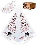 60-Pack Do Not Stack Pallet Cones for Shipping