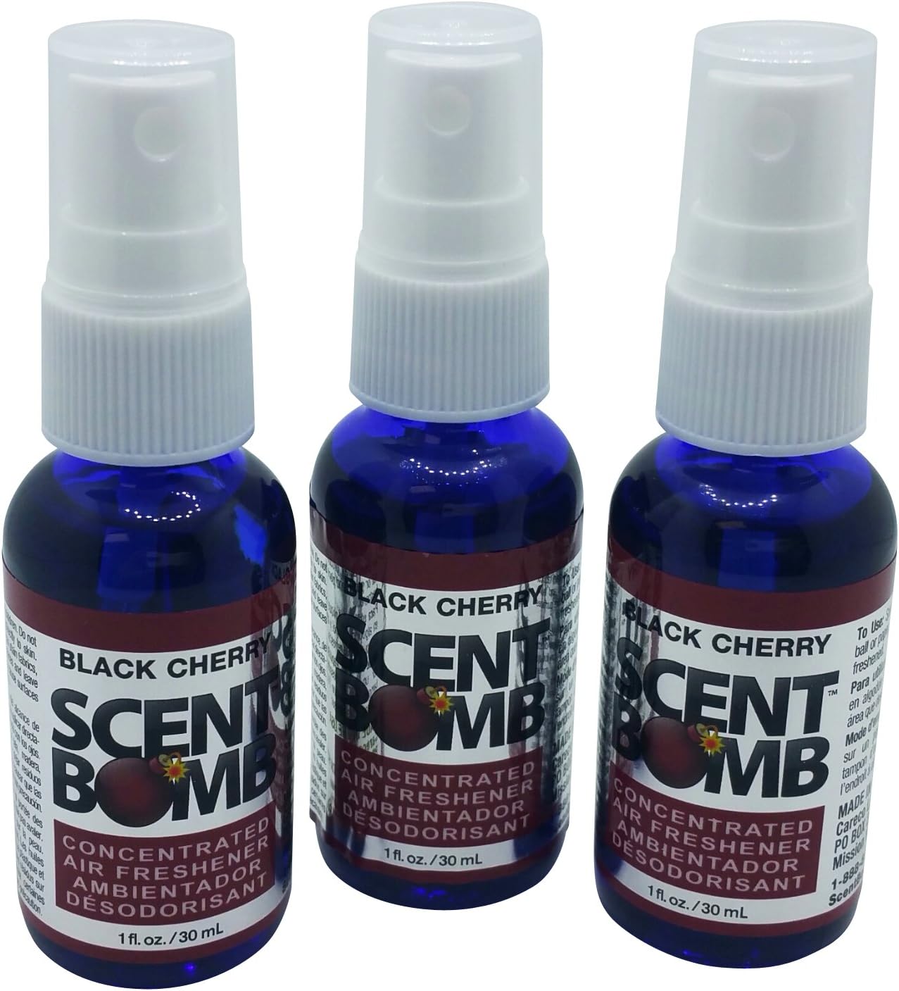 Scent Bomb Super Strong 100 Concentrated Air Freshener 3 Pack (Black Cherry) Amazon.ca Home