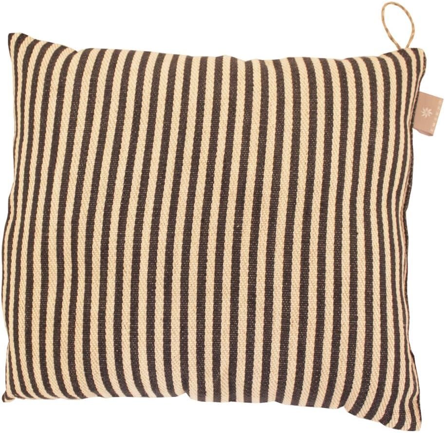 Sauna pillow - Summer stripes, dark grey, 26x30 cm (Emendo)