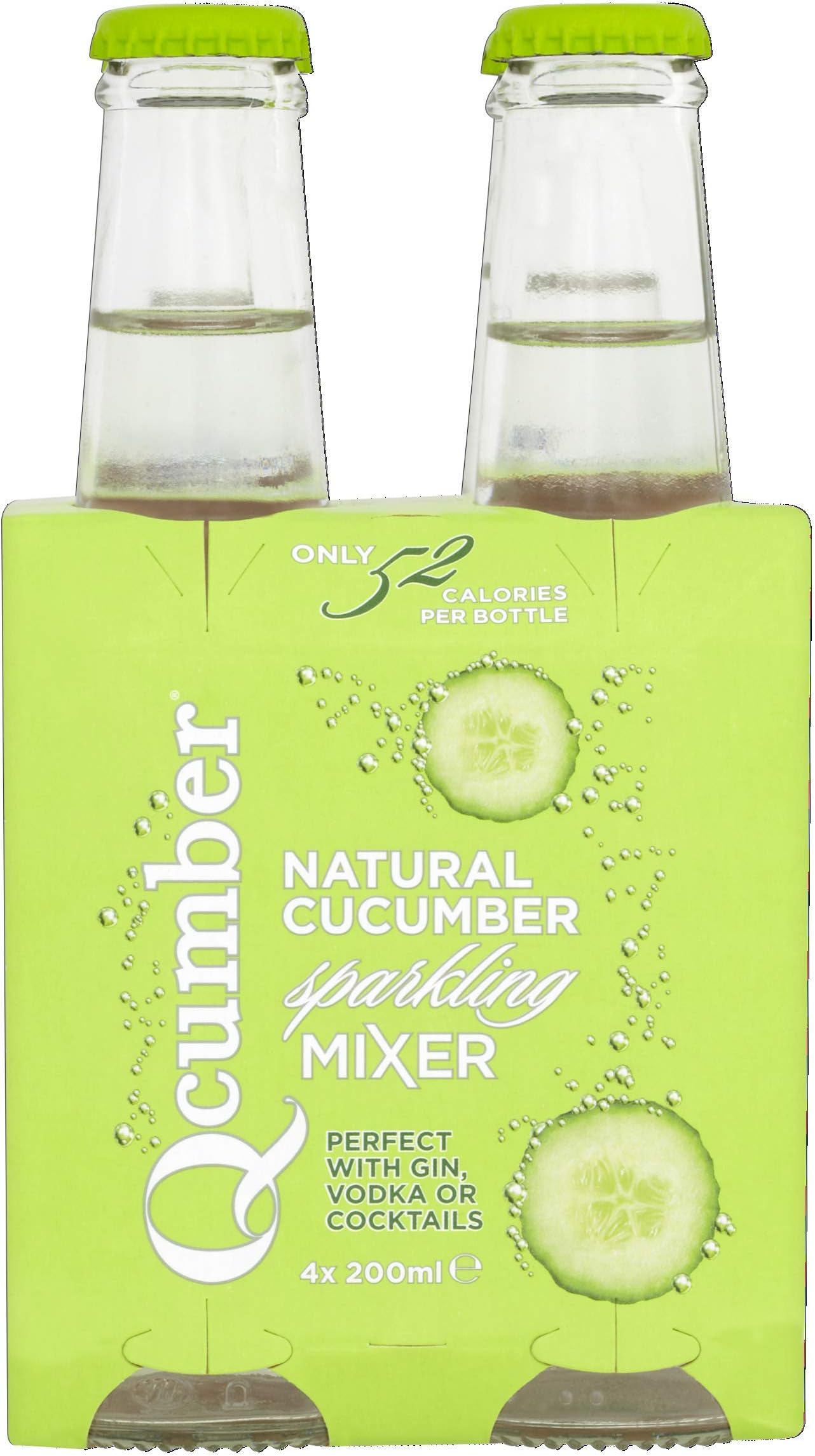 Qcumber Premium Mixer 4 x 200 ml - Pack of 6