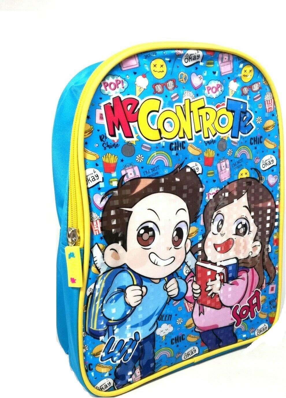 Valigeria Zaino Asilo Me Contro Te con Luci Colore Azzurro con 12  Pennarelli Inclusi urban-earth.co.uk