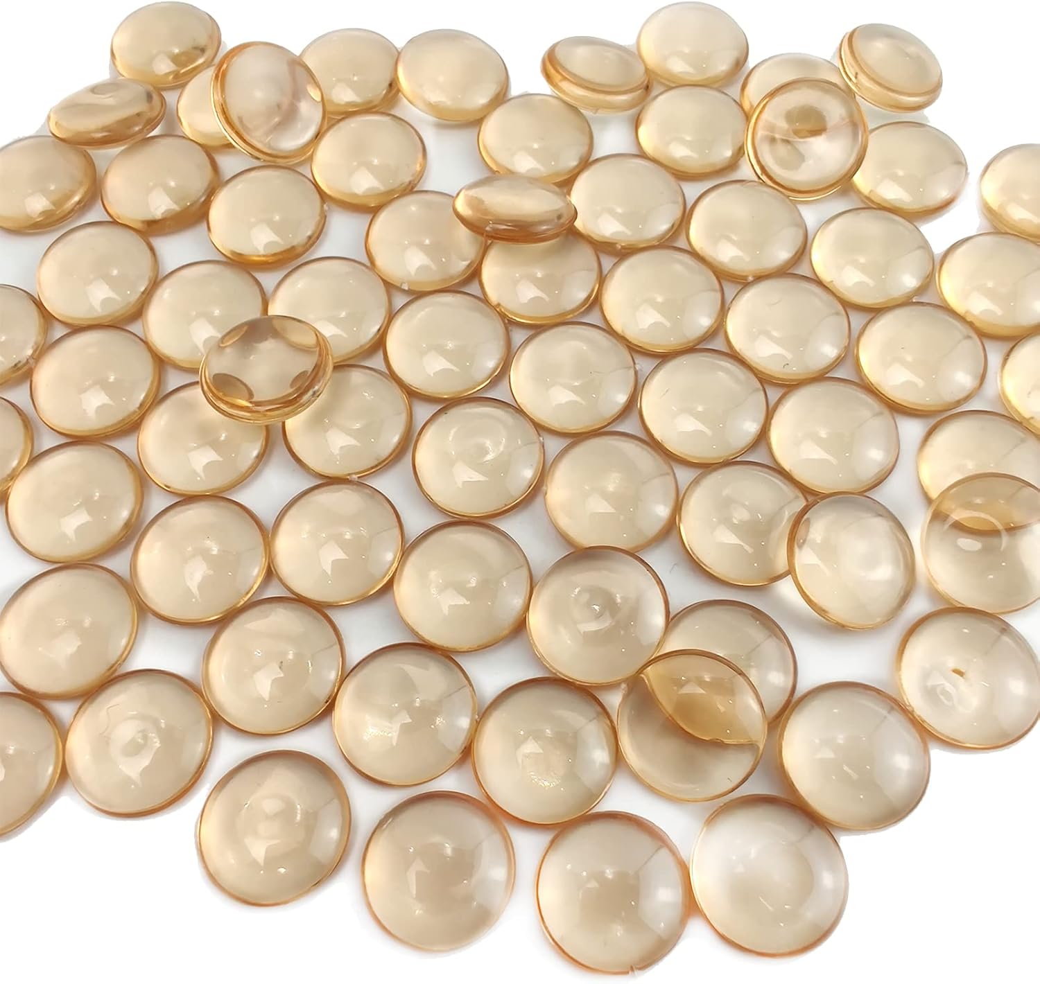 Vase Fillers - 630 PCS Amber Acrylic Flat Marbles Plastic Gemstones for Vase Fillers,Table Scatters,Crafts,Floral Arrangement,Bowl,Home Centerpieces,Mancala Game Stones,Candle Holder Decorating,Fish Tank Pebbles