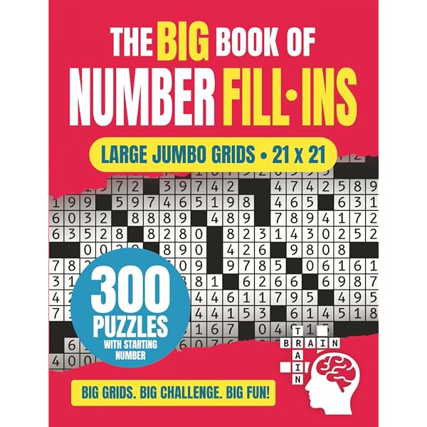 Number Fill-In Puzzles for the Whole Family – 4 Pack [Paperback
