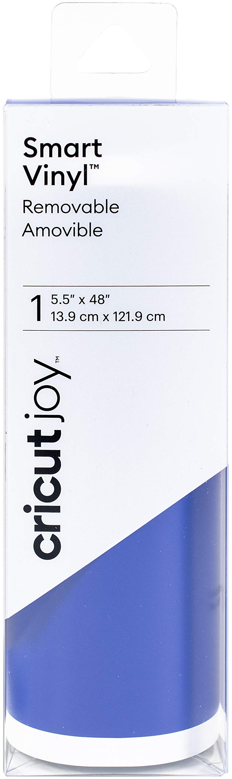 Photo 1 of Cricut Joy Smart Removable Vinyl - Vivid Blue, 4ft Roll (5.5'x48') - Compatible Joy Machine
