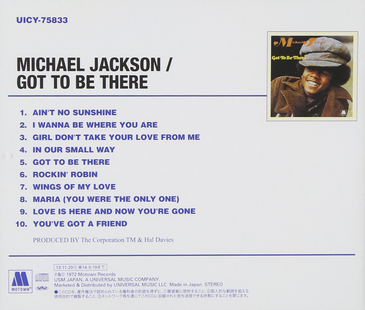 Jackson Michael Got To Be There Amazon Com Music