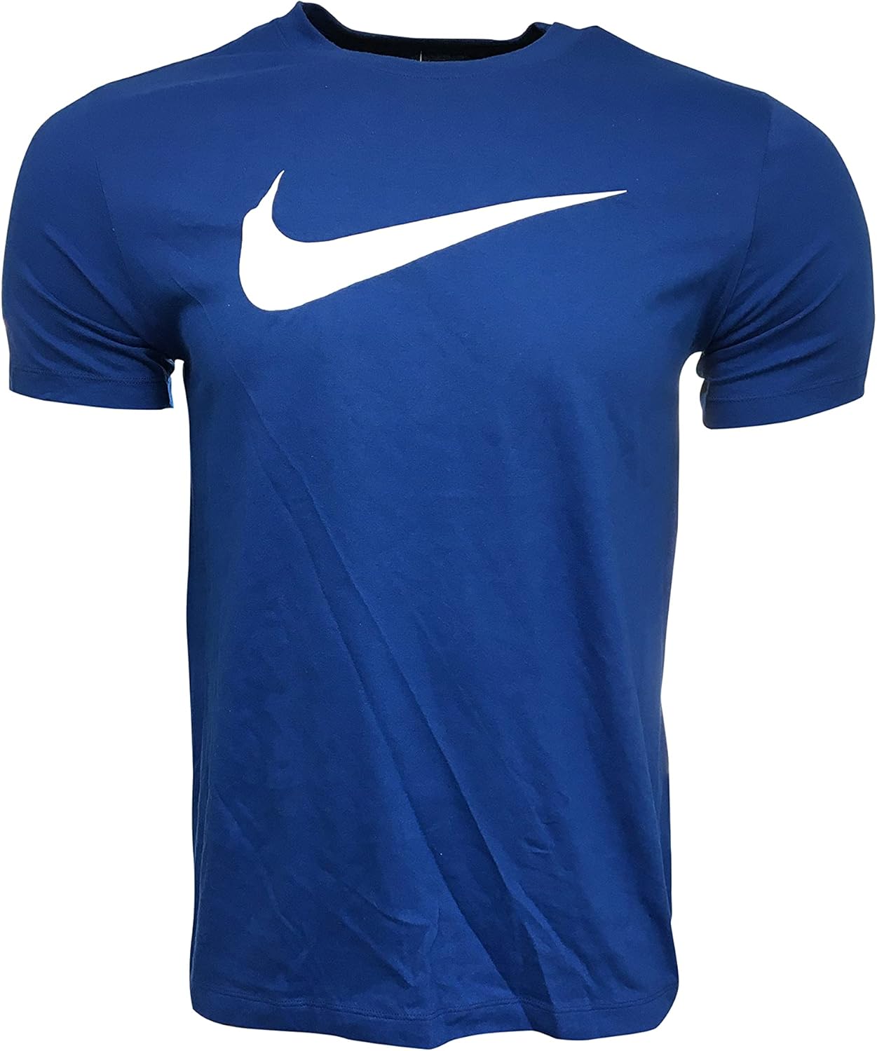 Nike Men's TShirt 100 Cotton DO6662 Gym Blue (Large) at Amazon Men’s
