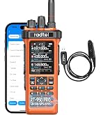 Radtel RT-950 PRO Radio Amatoriale GPS/APRS - 10W, Programmazione Bluetooth, Multibanda AM/FM/CB, NOAA, USB-C, Display A Colori