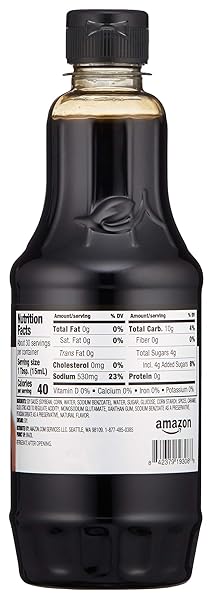 AMAZON BRAND – HAPPY BELLY TERIYAKI MARINADE AND SAUCE, 15 FL OZ (PACK OF 1)
