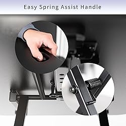 VIVO Ultra-Slim Single Top Height Adjustable