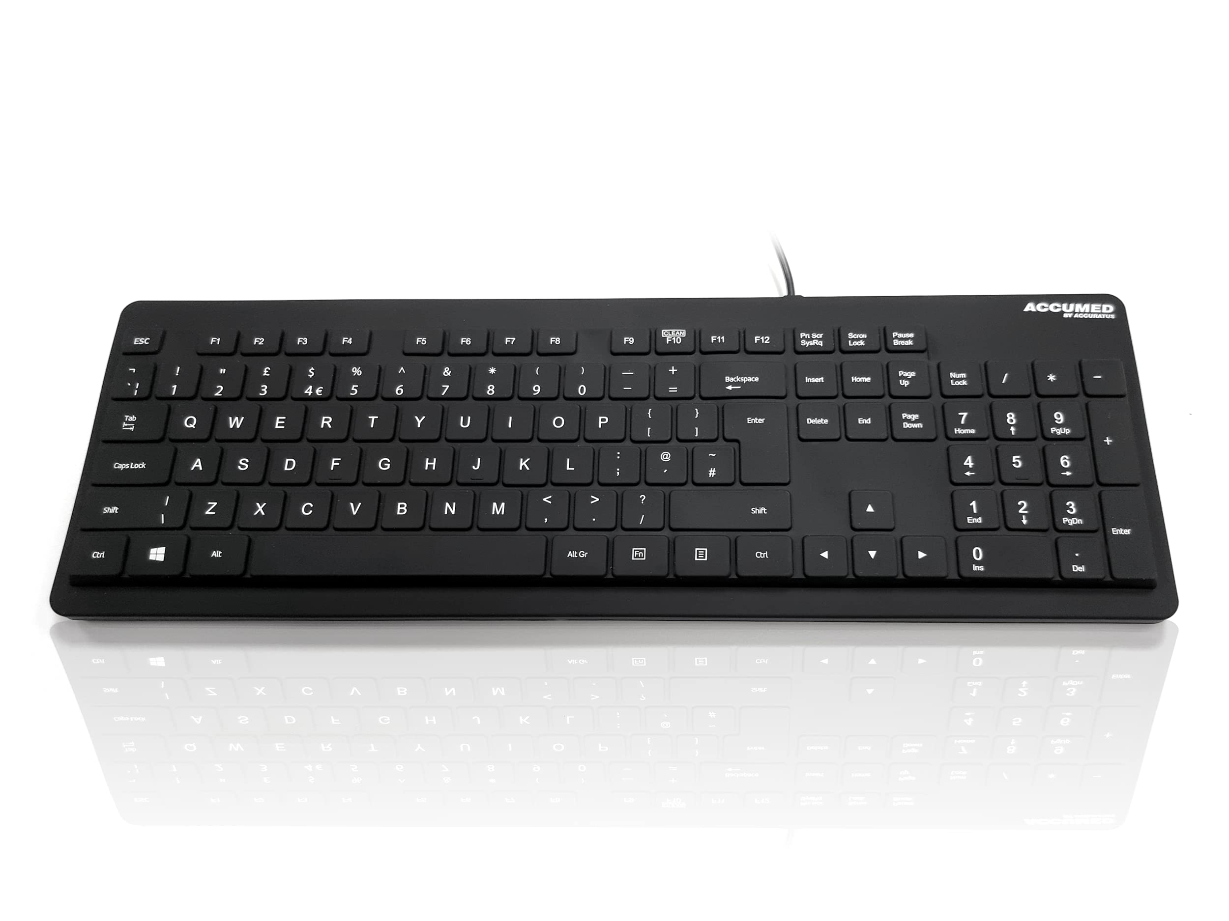 Ceratech AccuMed Accuratus Accumed Value Black Medical Keyboard