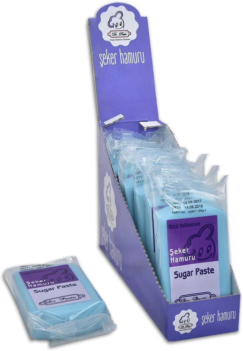 mytortenland Dr Paste Rolling Fondant Baby Blue 200 g