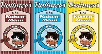 Vollmers 57001 Katzenfutter Katzen Menü Rind 5 Kg