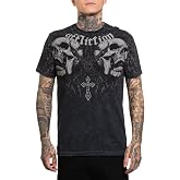 Affliction Men's Core T-Shirt, Short Sleeve, Graphic Print Design T-Shirts