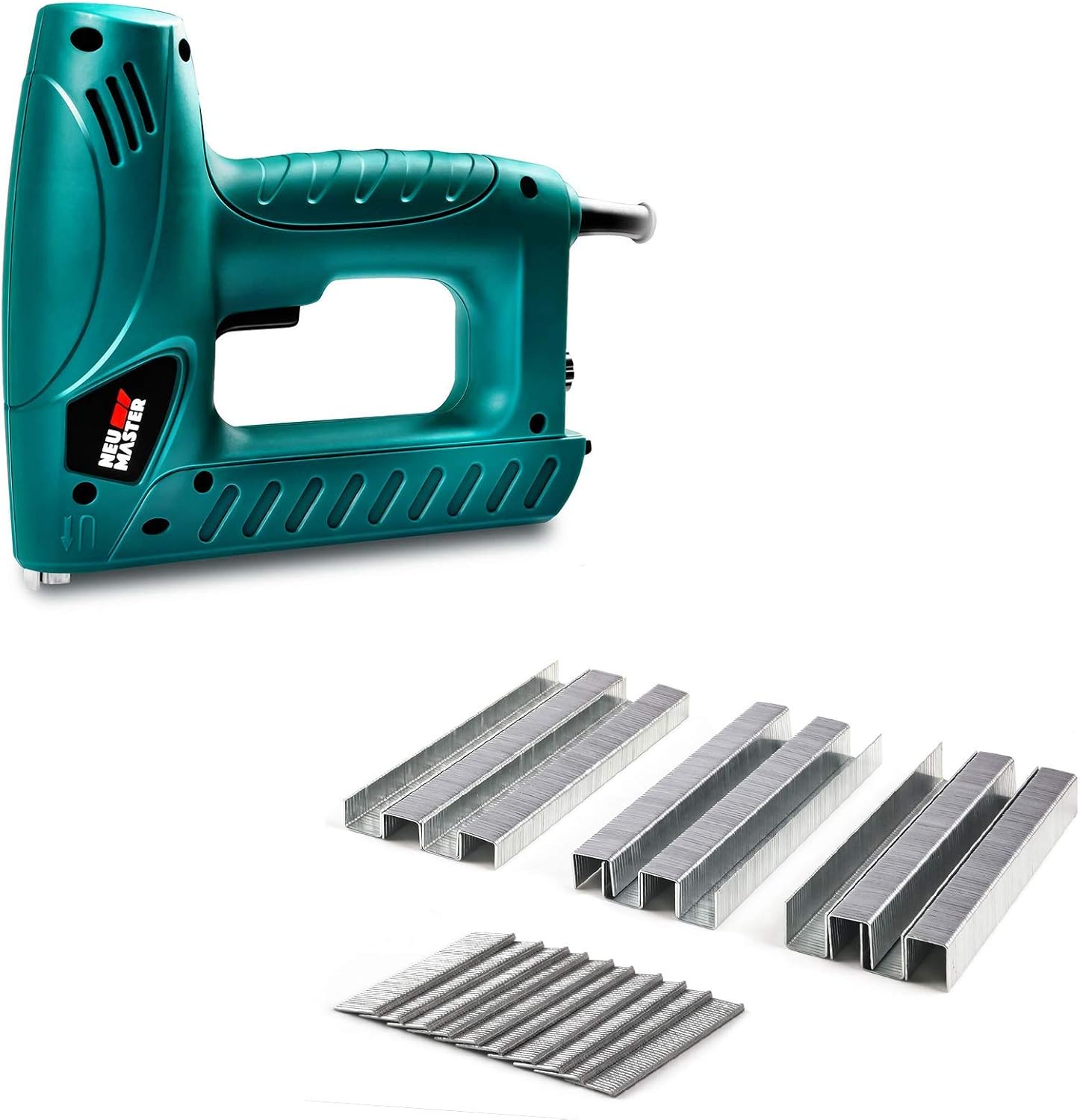 NEU MASTER Staple Gun with Contact Safety and Power Adjustable Knob