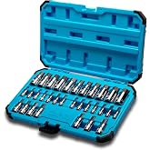 Capri Tools 30032 Master Hex Bit Socket Set, Metric &amp; SAE, 32-Piece
