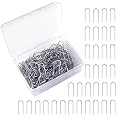thumbnail image 2 of Hotop 150 Pcs High Temperature Nichrome Wire Jump Rings, 21 Gauge With Plastic... 2 of 9