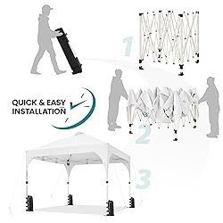 Yaheetech 10x10 Pop Up Canopy Tent with Vent, Easy
