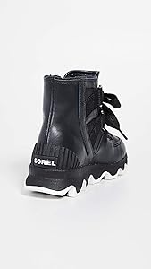 sorel kinetic short lace boot black