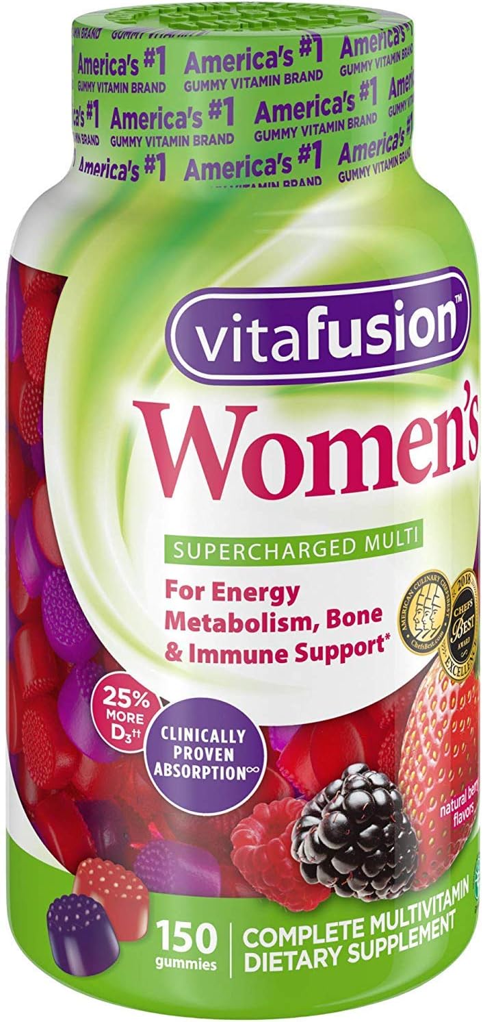 Vitafusion Womens Vitamin Gummies Mixed Berry 150 Gummies (Value Pack