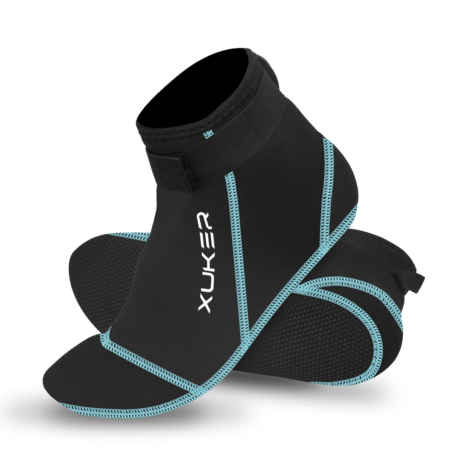 Photo 1 of XUKER Neoprene Socks, 3mm Beach Volleyball Sand Soccer Water Wetsuit Socks for Diving Snorkeling Kayaking Paddling