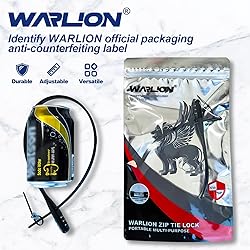 WARLION Zip Tie Lock - 3-Digit Adjustable Cable