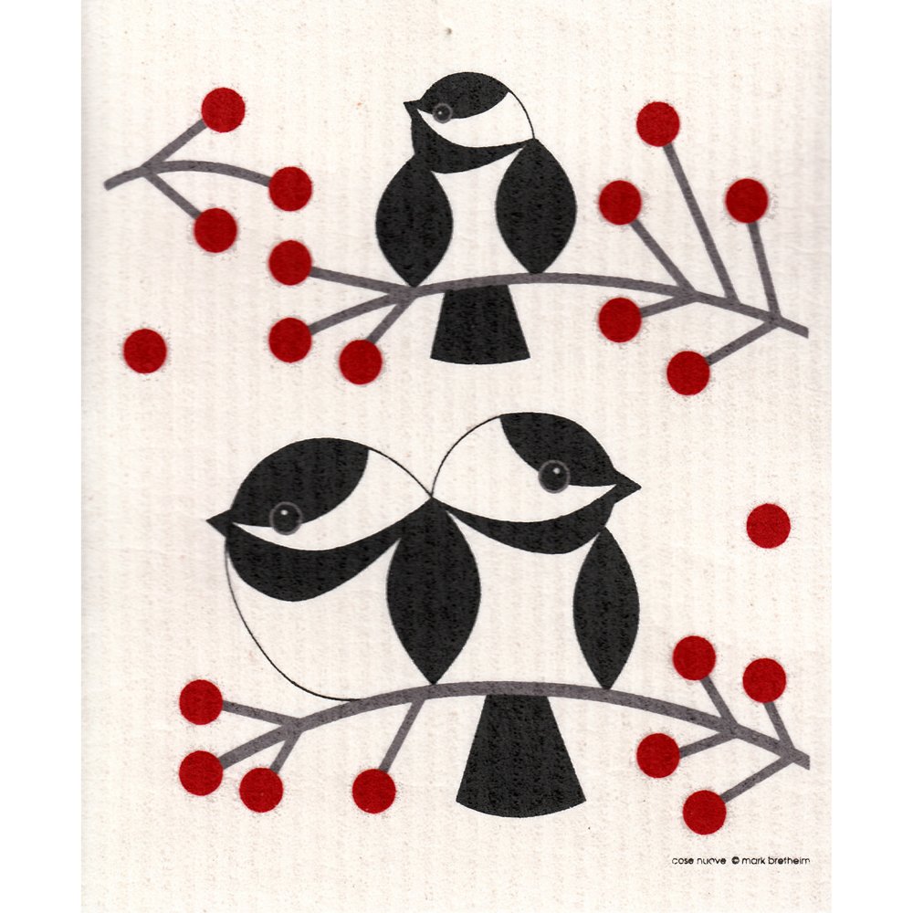 Swedish Dishcloth - Chickadee