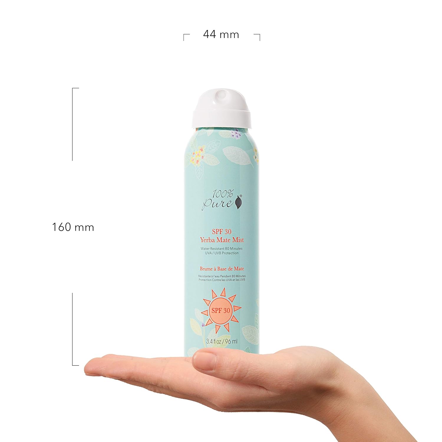 Buy 100 Pure Spf 30 Yerba Mate Mist 3 4 Ounce Online At Low