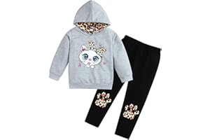 Axumity Toddler Baby Girls Clothes Long-sleeve Tie Dye Hoodie Sweatshirt Joggers Pants Hooded Outfits Set