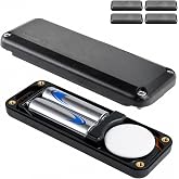 Elevation Lab AirTag 10-Year Extended Battery Case (4 Pack) | Elevation Lab, uses AA batteries for 14x more capacity than CR2032, waterproof, CR 2032 battery replacement