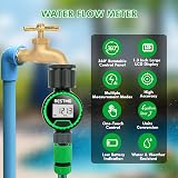 Restmo Water Flow Meter 360° Rotatable LCD Gallon/Liter Measurement view 2