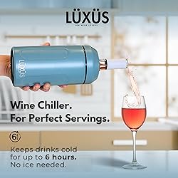 LÜXÜS Iceless Wine Chiller (Blue) – Double
