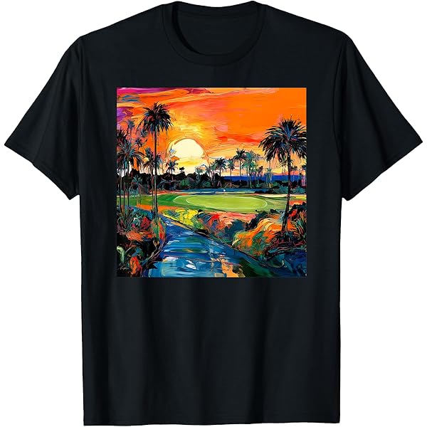 Amazon.com: Tropical Ocean Sunset Palm Trees Stylish Street