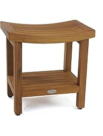 Sumba Shower Bench with Shelf, Bench Only