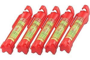 5-Pack Professional String Level Tool Set with Hanging Line Level Horizontal Bubble Spirit Level for Construction Layout Carp