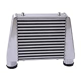 KONKENIE Universal Polished Intercooler Aluminum