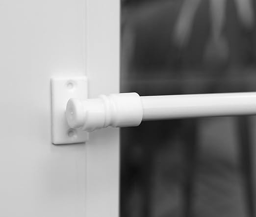 Cafehausstange Fur Fenster Gardine Lange Bis 225 Cm Teleskopstange Ausziehbare Gardinenstange 125 225 Cm Amazon De Kuche Haushalt