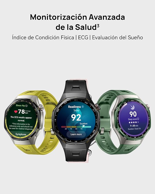 Watch GT 7 Pro 46mm Smartwatch, ECG GPS, iOS, 21 Días, Negro