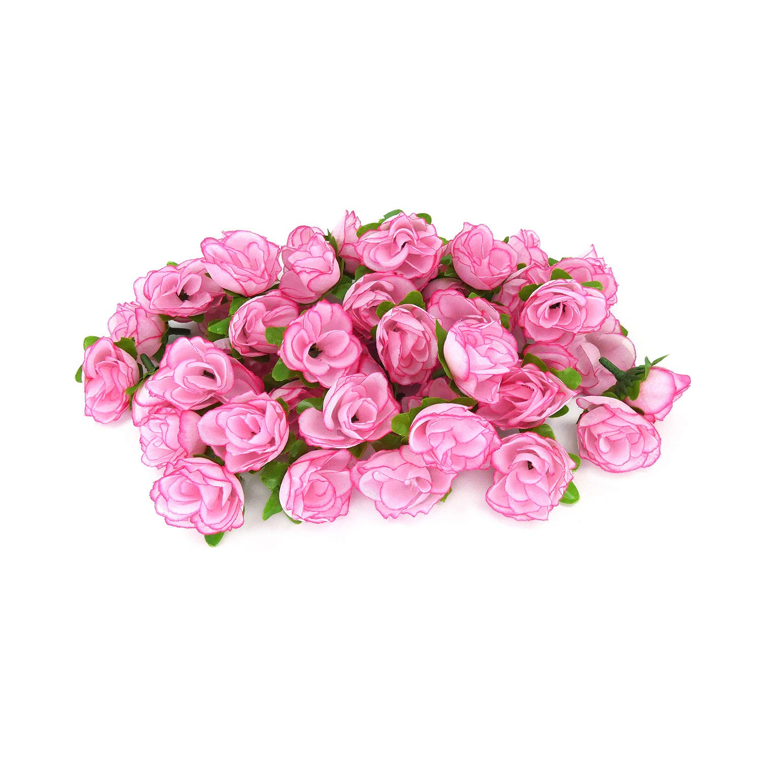 Approx. 50pcs Artificial Roses Flower Heads 3cm Wedding Decoration Pink