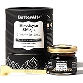 Better Alt Pure Himalayan Shilajit Resin Pack of 1 High Potency Gold Grade 75 Servings for Energy Boost &amp; Immune Support, 85+ Trace Minerals, 75%+ Fulvic Acid, with Lab Test Report,400 mg