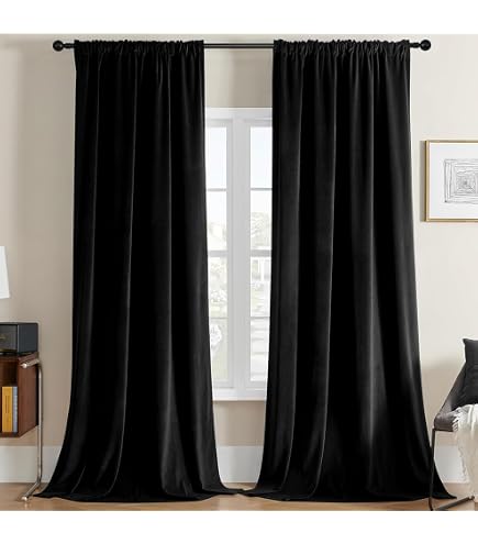 Cantonnière Cascade Dentelle Noire Florale - 99x104 Cm, Polyester, Style Vintage/gothique