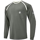 VANDISI FR Shirts for Men 100% Cotton 6.5oz Lightweight NFPA2112/CAT2 Flame Resistant Shirts for Men Long Sleeve