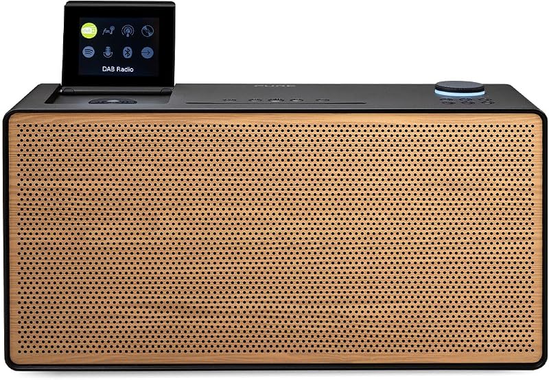 Pure Evoke Home All-in-One Stereo Music System Special Edition Black/Wood