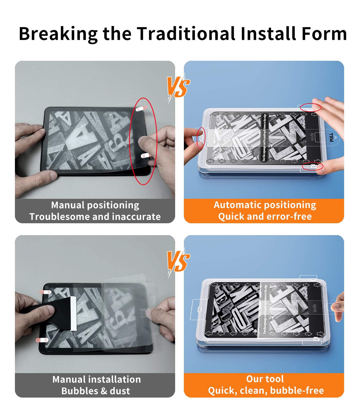 PandaShield Anti-Glare Matte Screen Protector for 7
