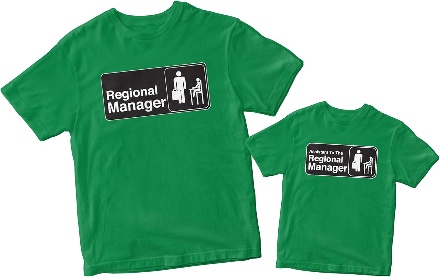 Regional Manager/Assistant to The Regional Manager Matching Family Shirts