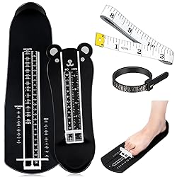 Weewooday 2 Pcs Foot Measurement Devices Shoes Size