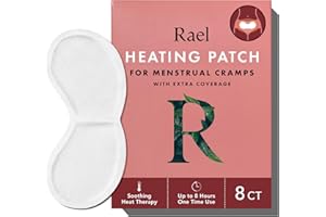 Rael Heating Pad, Heat Patches for PMS - Menstrual Cramps, Period, Adhesive Heat Patches (Large)