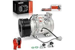 A-Premium Air Conditioner AC Compressor with Clutch Compatible with Toyota Tundra 2007-2021 4.6L 5.7L