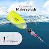 Bead Rattle THKFISH Fishing Bobbers and Floats - 4PCS Weighted Popping Cork Float ...
