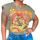 Tank Top for Women Sleeveless Crop Tops Crew Neck California Printing Graphic Cropped Tank Top Shirts